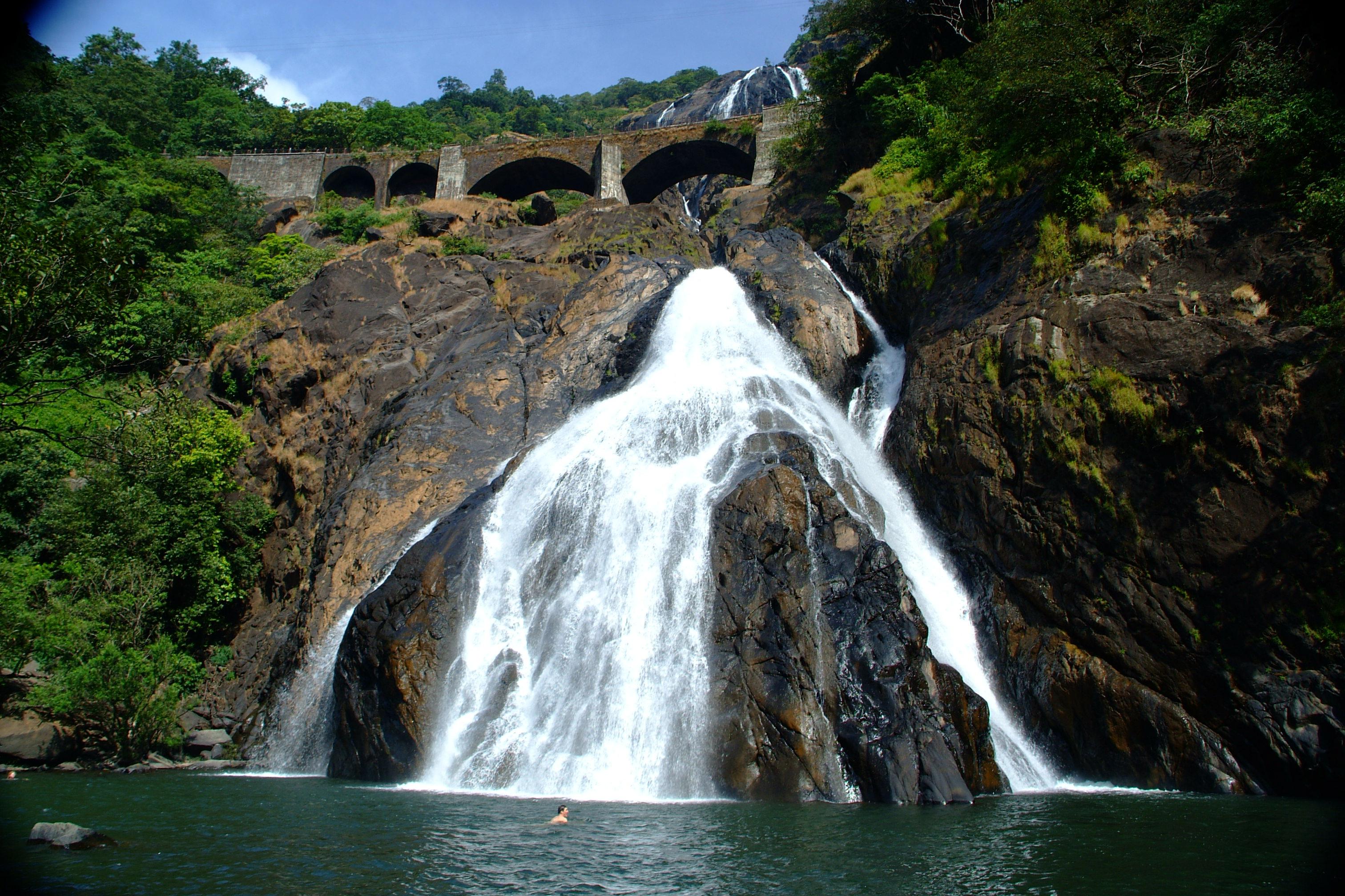 Дудхсагар - самый высокий водопад штата Гоа